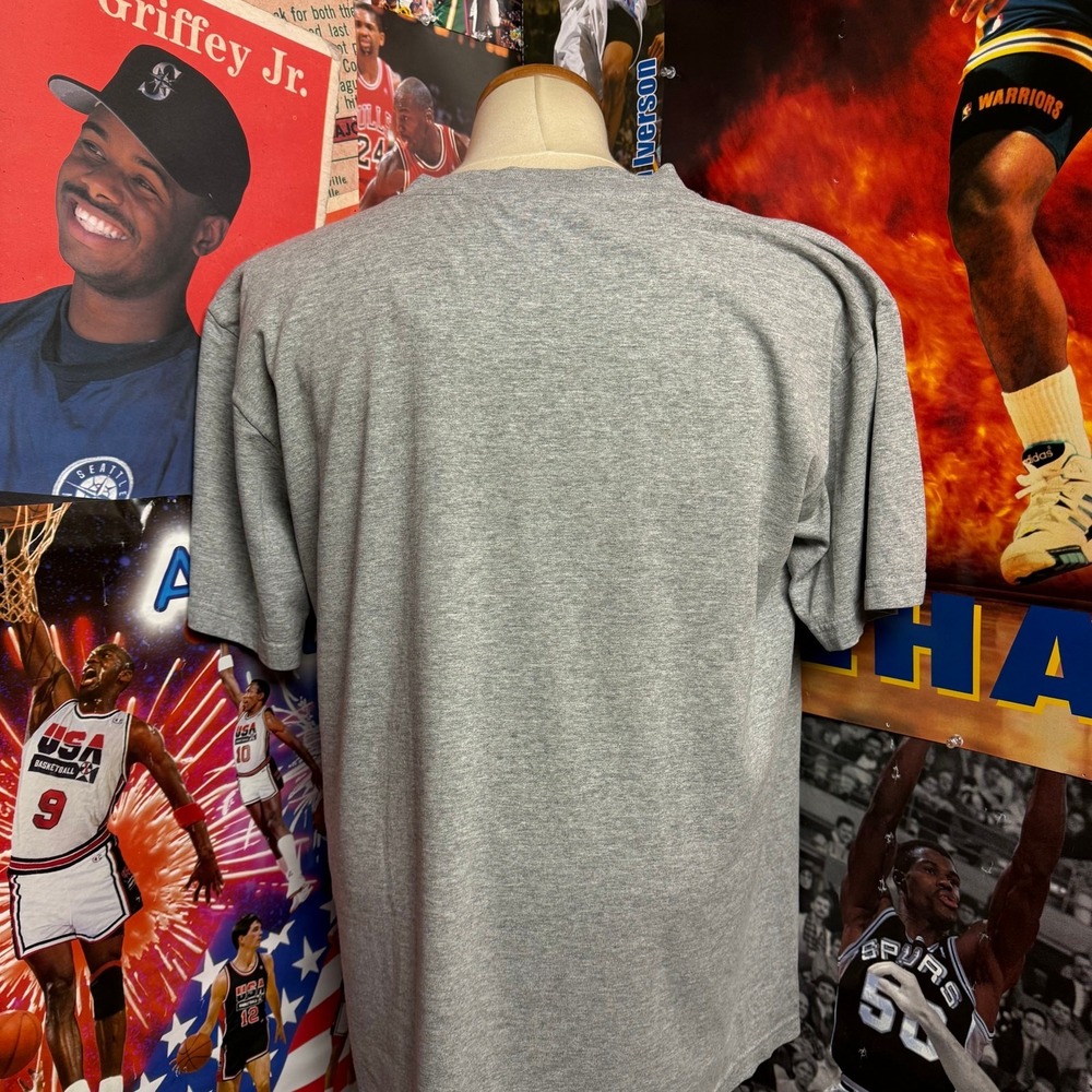 Vintage 90s Detroit Pistons Grant Hill Lee Sport NBA Basketball Player Tee Sz XL - Picture 5 of 6
